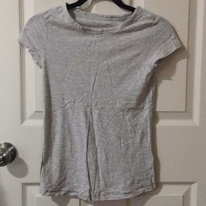 H&M LOGG gray cotton short sleeve shirt